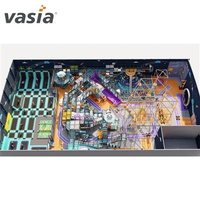 Най-добре проектирана закрита детска площадка с въжен курс