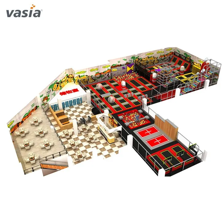 Ninja Warrior Adult Obstacle Course Trampoline Park