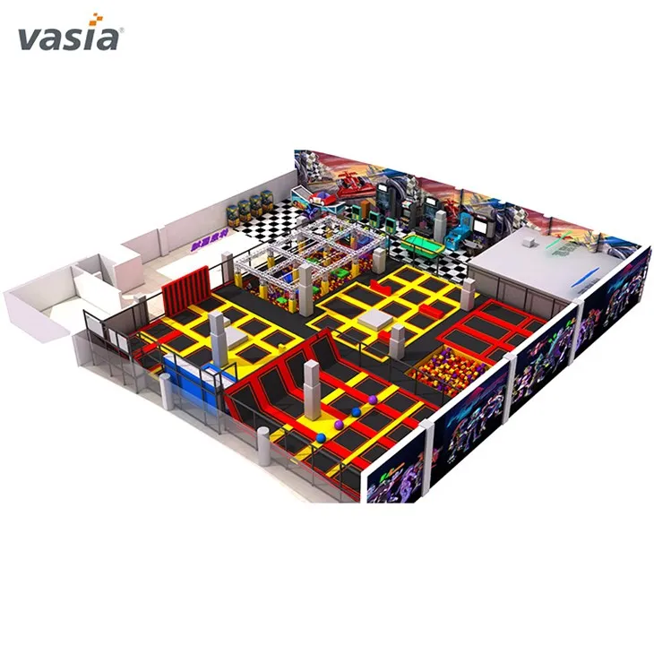 Professional Trampoline Park With Ninja Classes